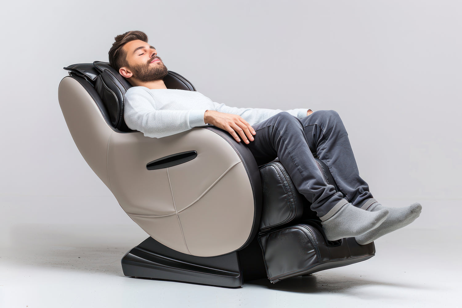 man-relaxes